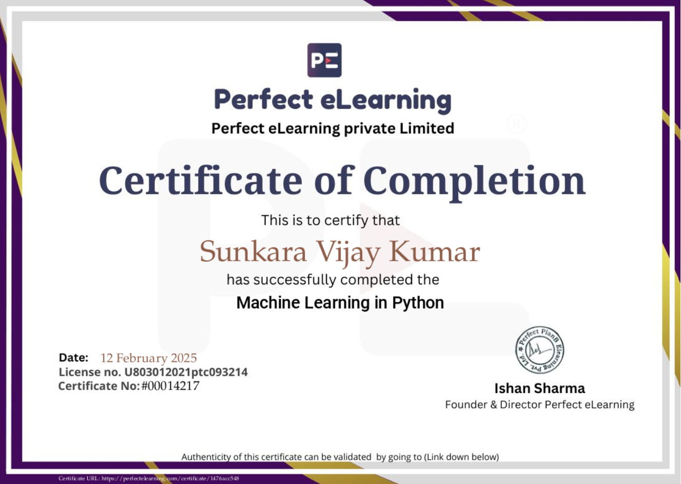 Machine Learning Python